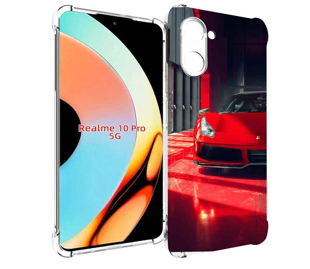 

Чехол бампер MyPads ферра для Realme 10 Pro противоударный, Прозрачный, Tocco