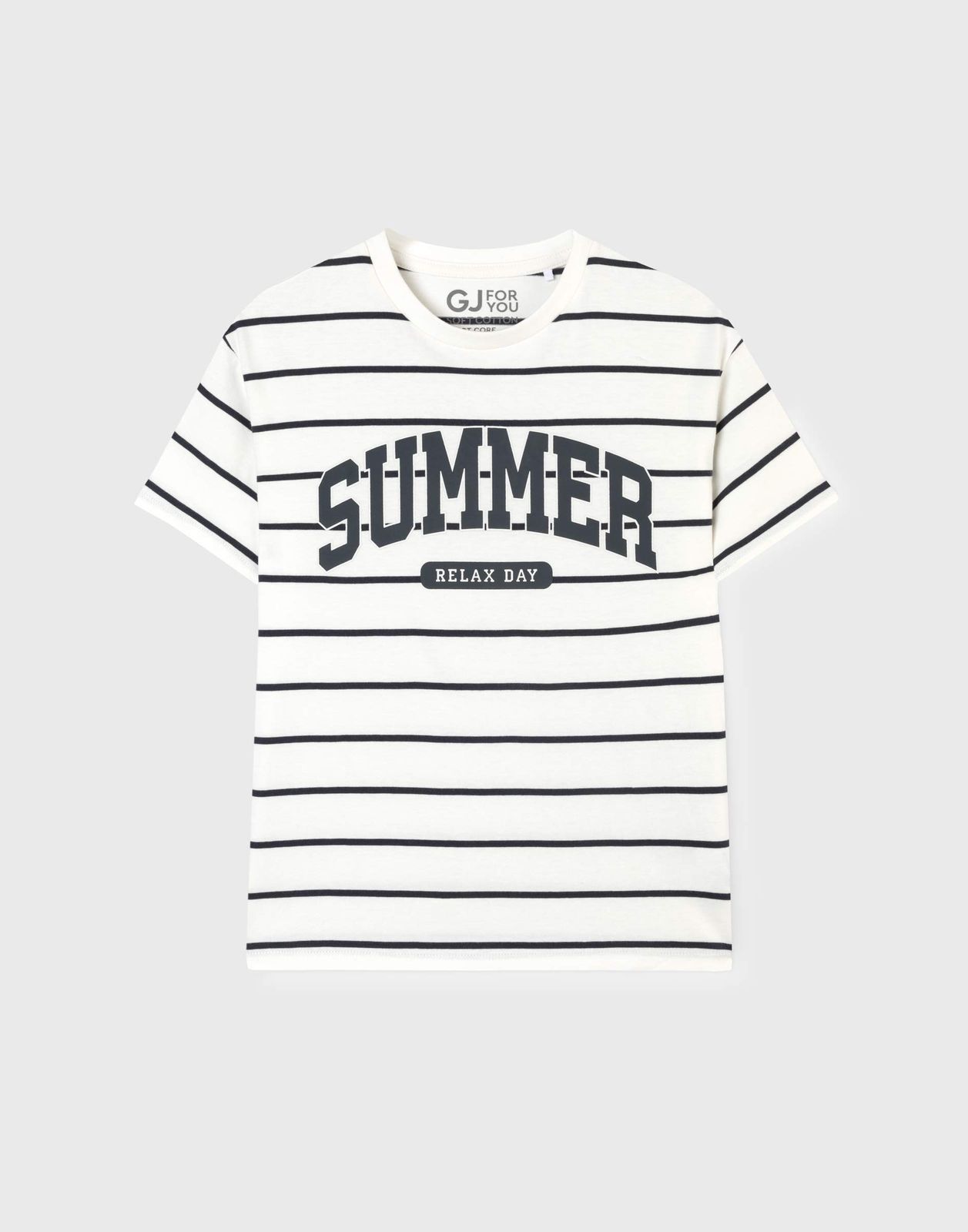

Футболка для мальчика Gloria Jeans BKT014905 белый/серый 4-6л/116, BKT014905