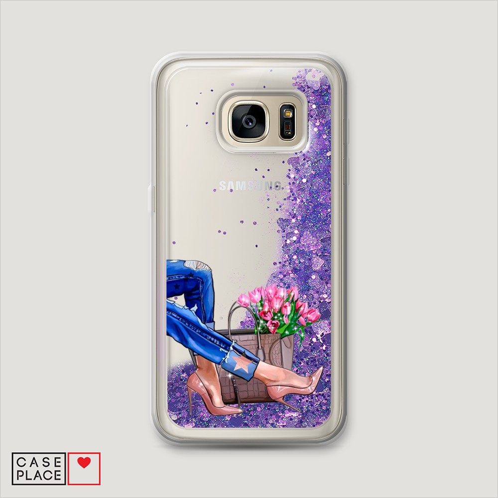 

Чехол Awog на Samsung Galaxy S7 "Каблучки", Разноцветный, 24592-1