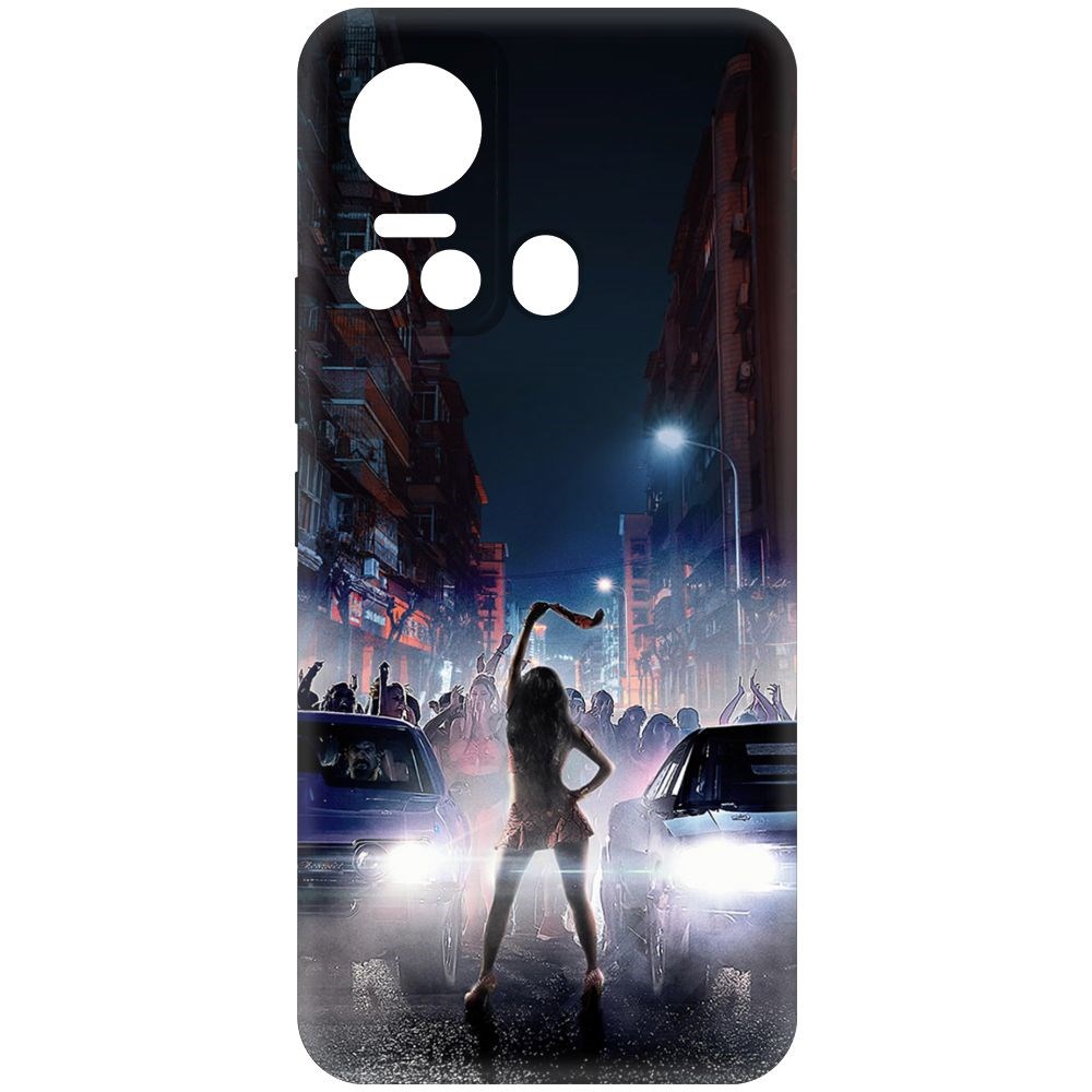 

Чехол-накладка Krutoff Soft Case Форсаж. Стритрейсинг для ITEL S18 черный