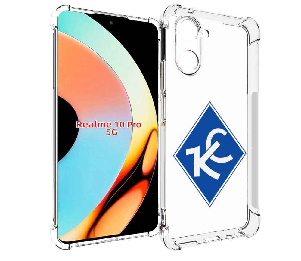 

Чехол бампер MyPads фк крылья советов мужской для Realme 10 Pro ..., Прозрачный, Tocco