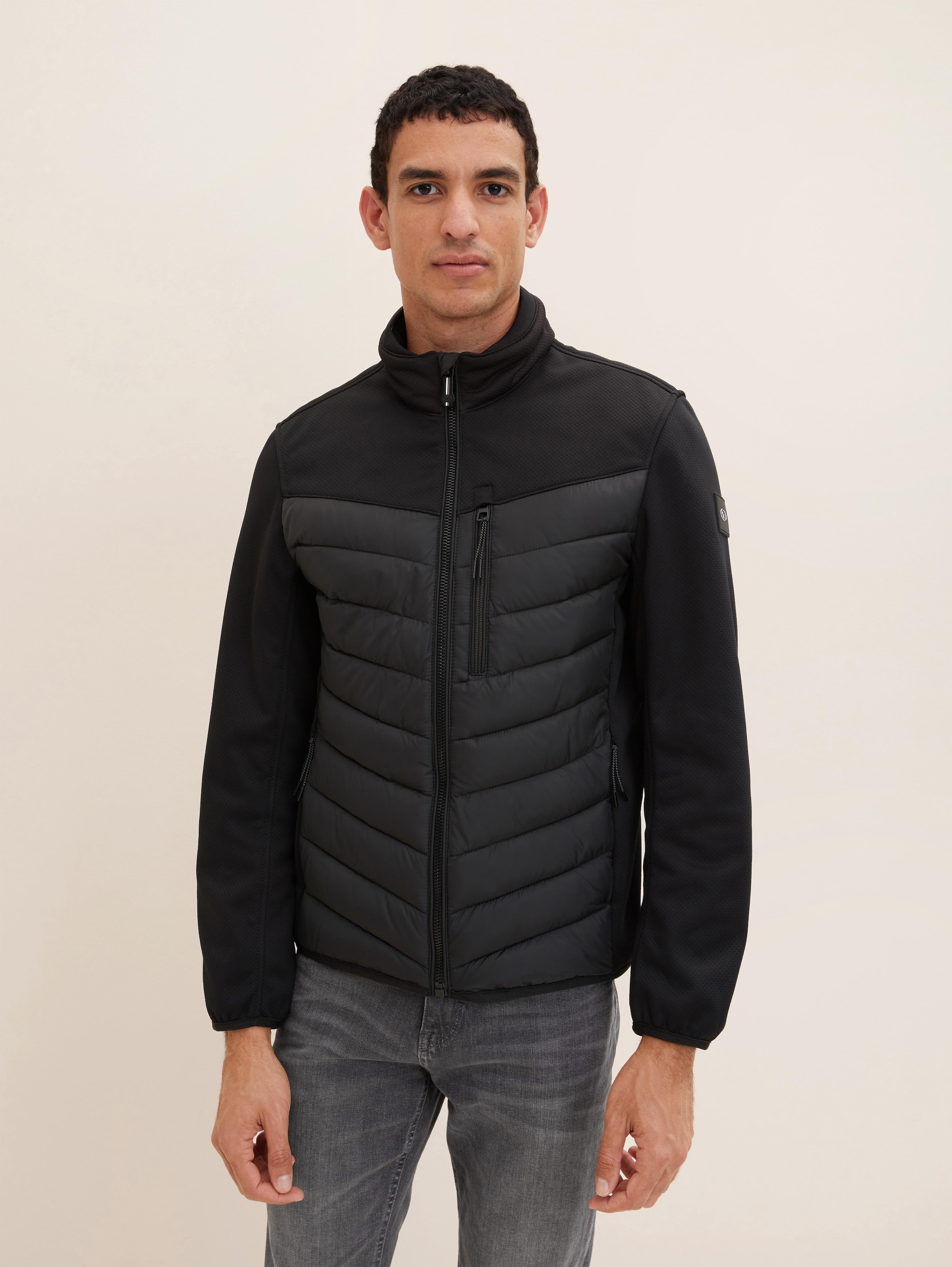 

Куртка мужская TOM TAILOR 1034035 черная S, Черный, 1034035
