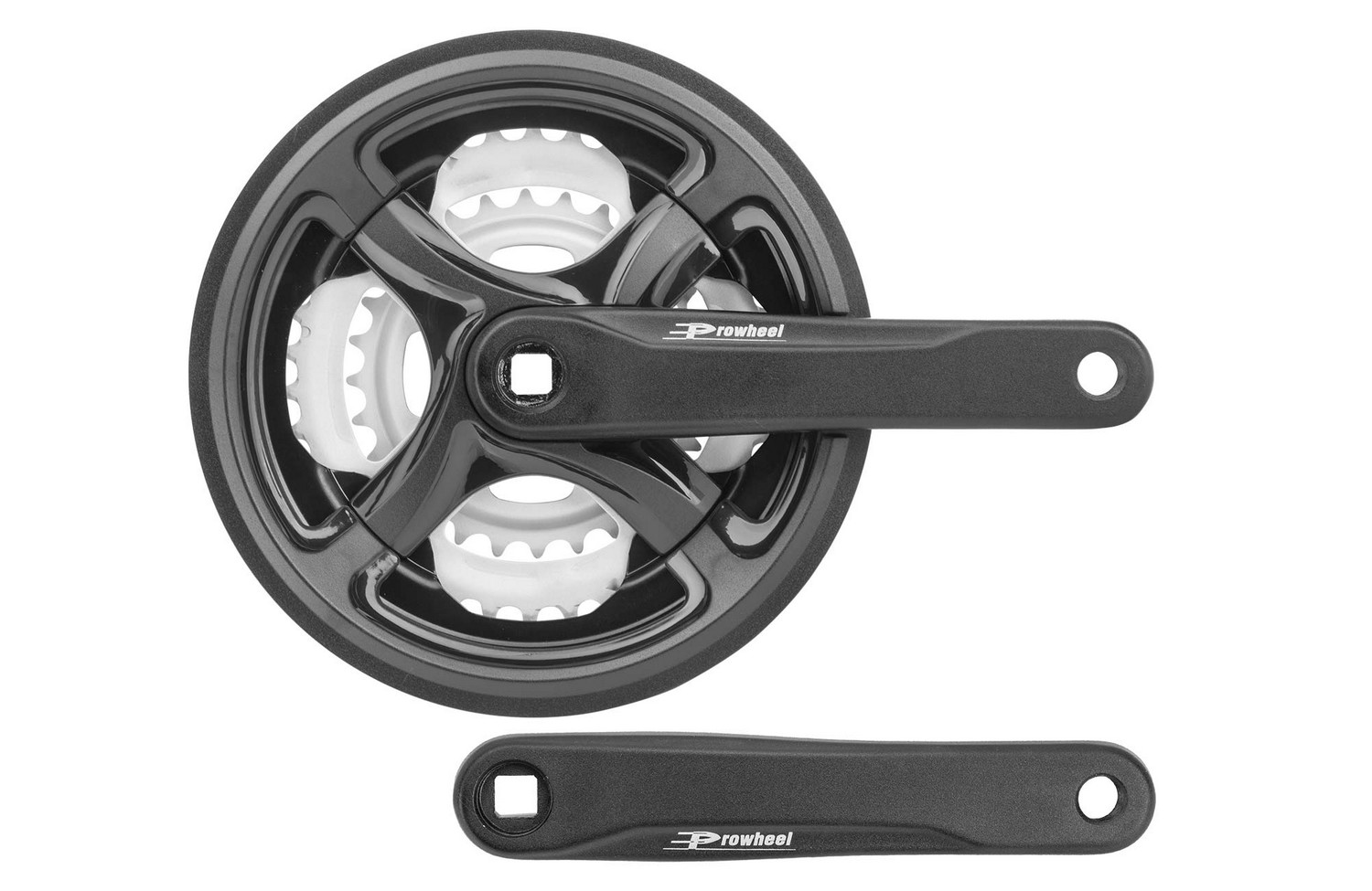 

Prowheel Система TY-CN99 28/38/48T 170мм кв., цвет Черный-Серебристый, TY-CN99