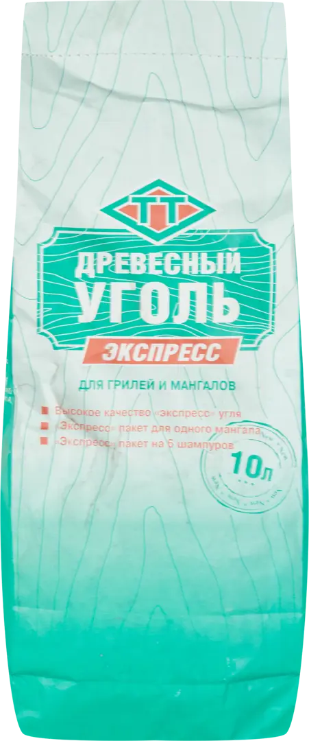 

Уголь древесный Севзапуголь Экспресс 10 л, Черный