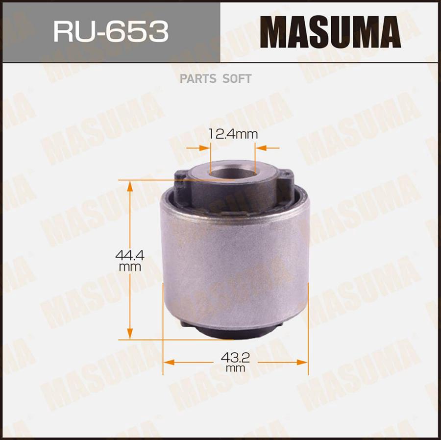 

MASUMA RU653 Сайлентблок MASUMA MAZDA CX-5 rear 2011-