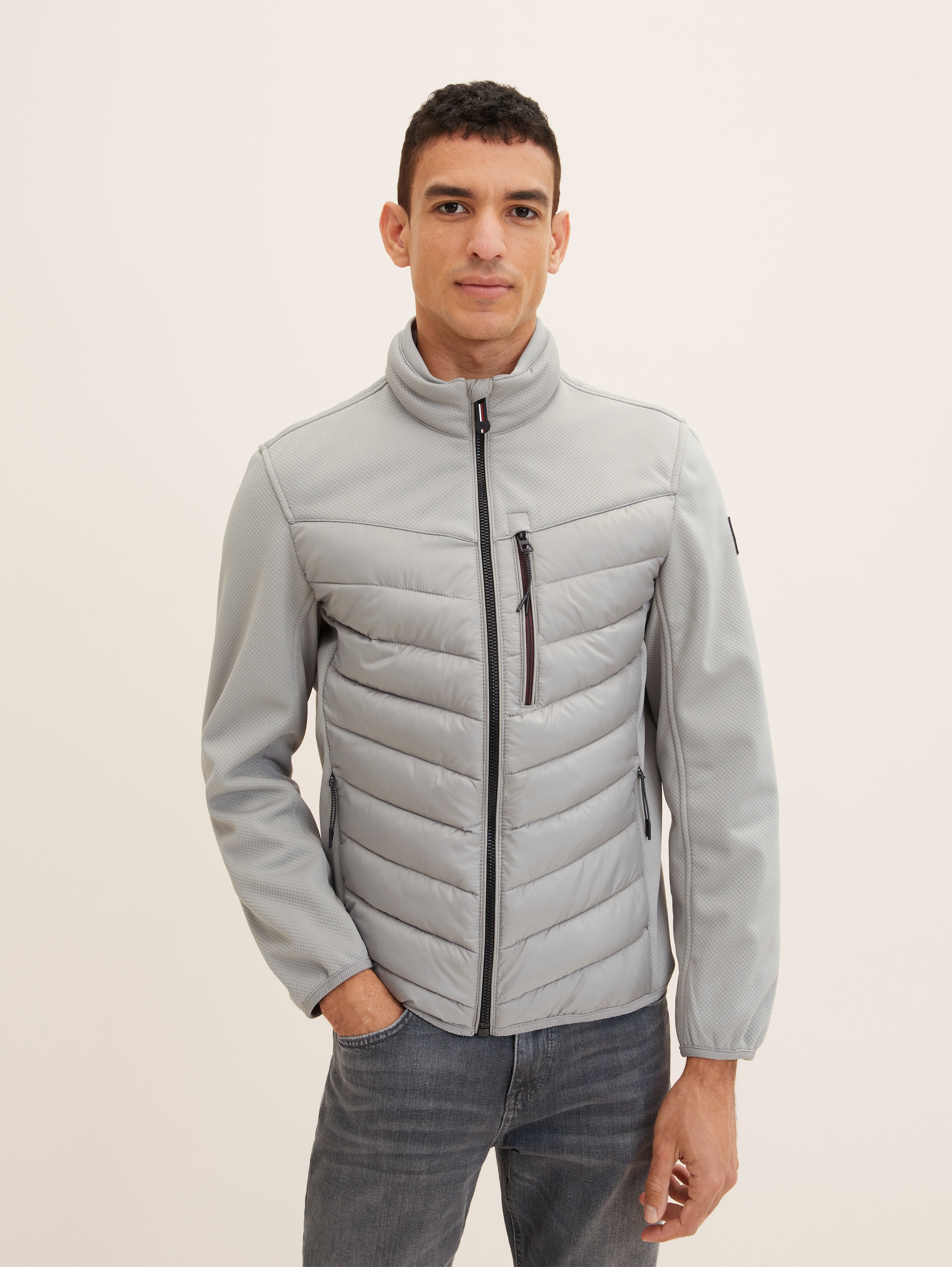 

Куртка мужская TOM TAILOR 1034035 серая S, 1034035