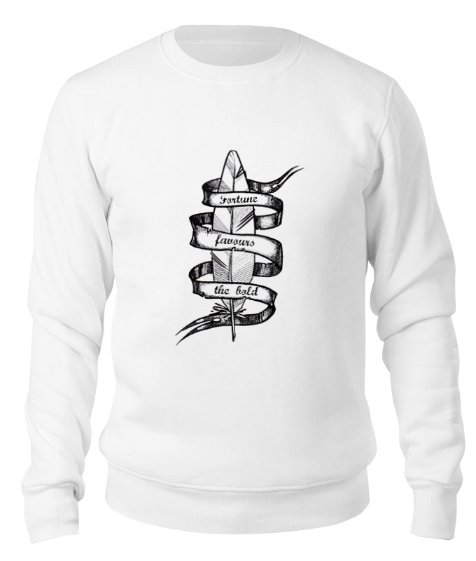 

Свитшот унисекс Printio Fortune t m белый M, Fortune t m