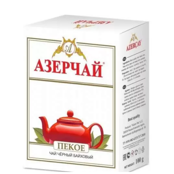 Чай черный Азерчай Пекое листовой 100 г 250₽