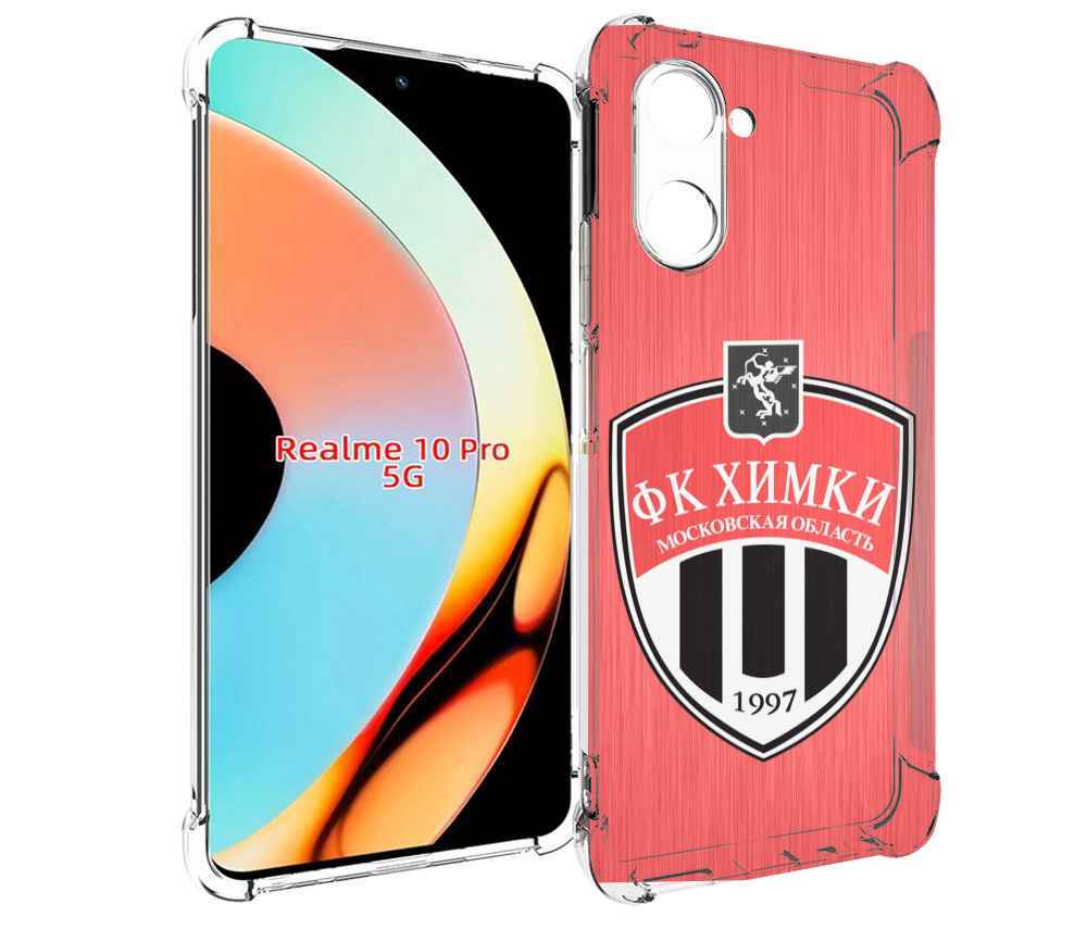

Чехол бампер MyPads фк химки московская обл для Realme 10 Pro пр..., Прозрачный, Tocco
