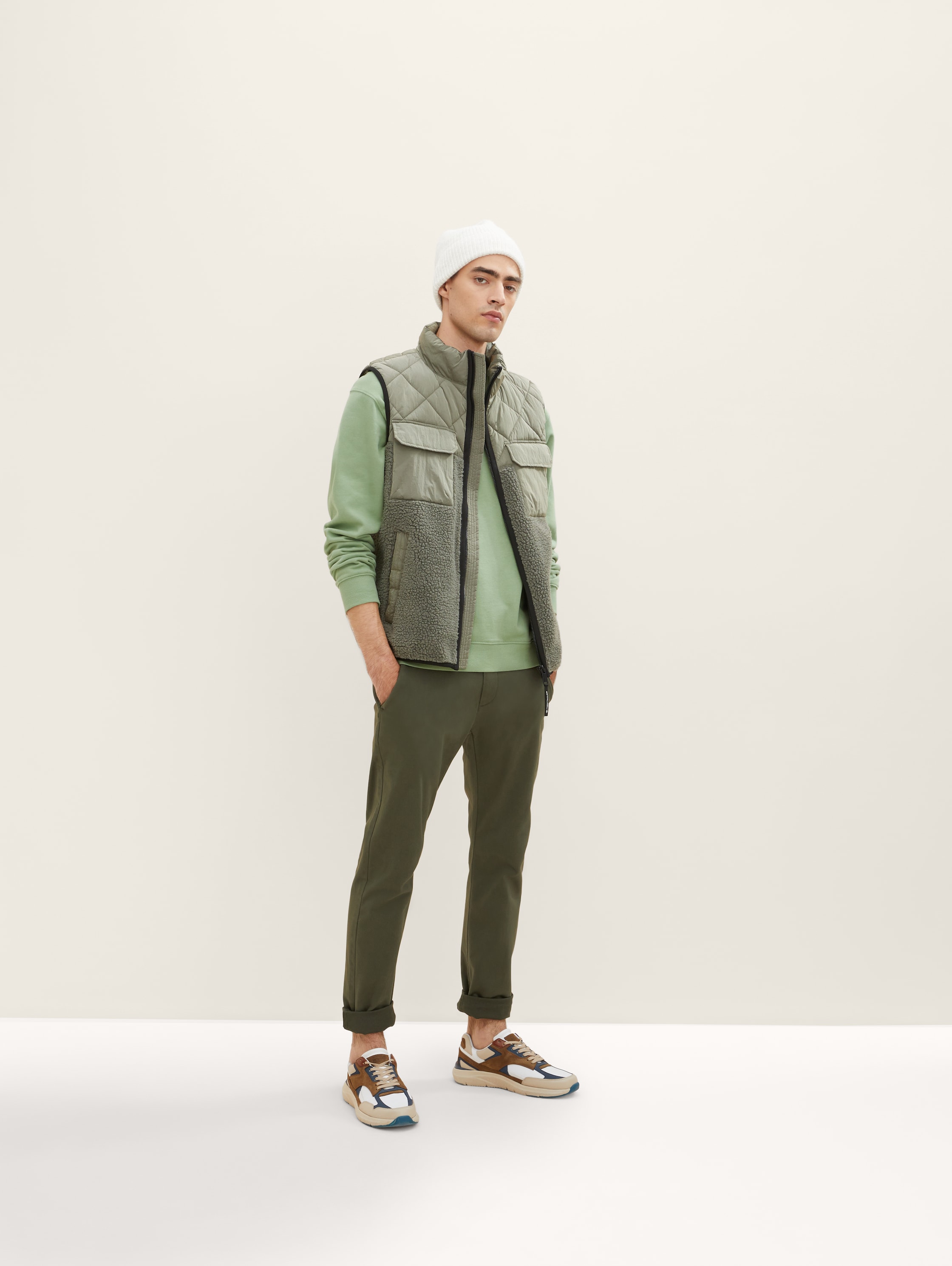 

Брюки мужские TOM TAILOR 1033877 зеленые 32/32, 1033877
