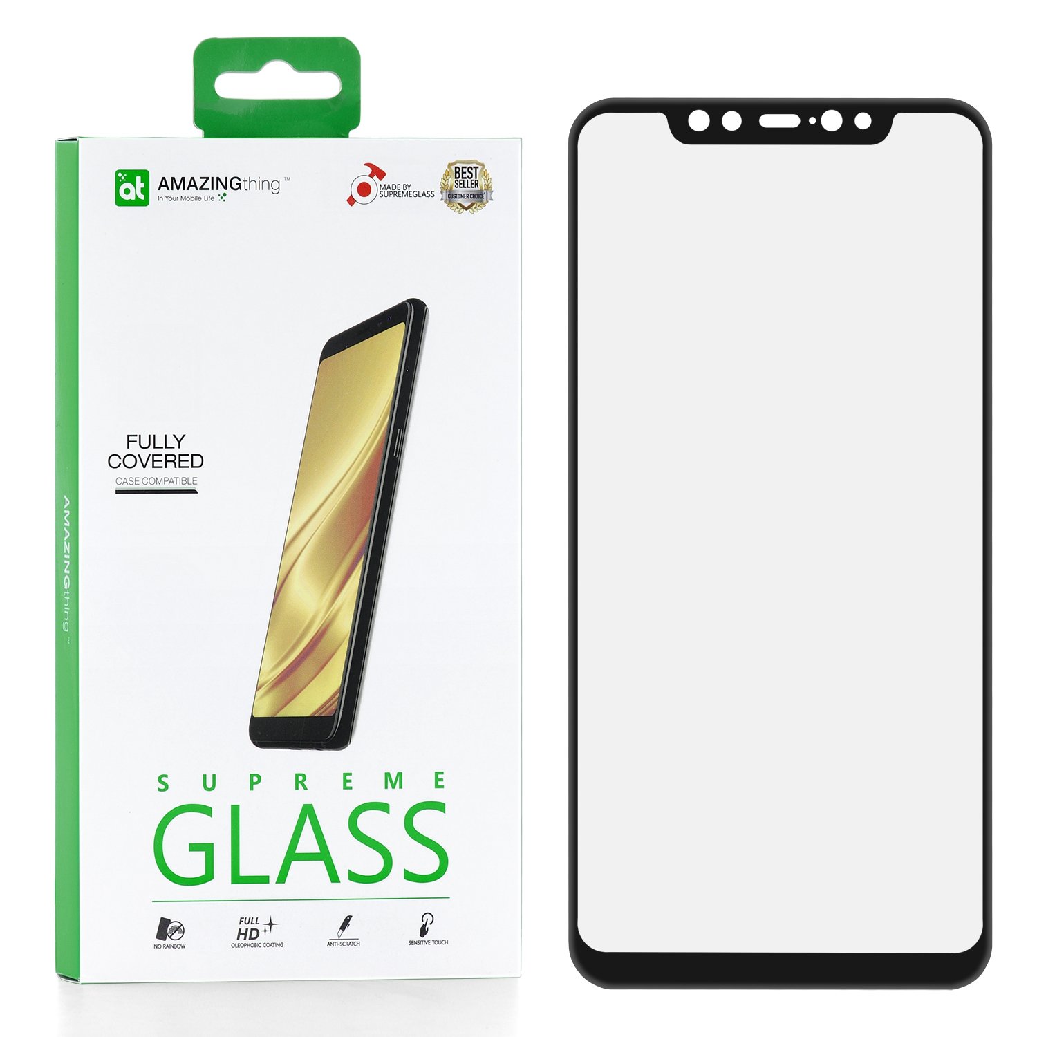 фото Защитное стекло для xiaomi mi 8 amazingthing ex bullet 3d black 0.3mm