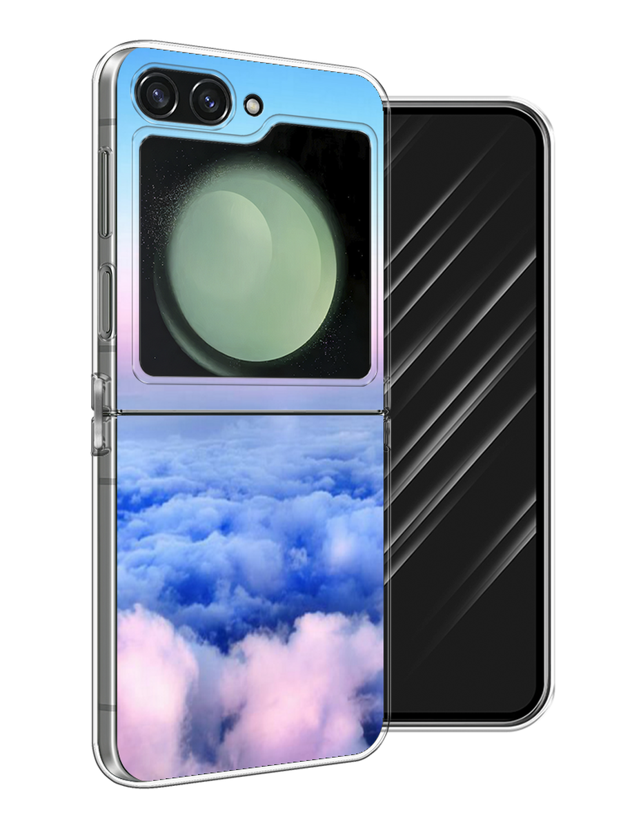 

Чехол Awog на Samsung Galaxy Z Flip 6 "Облака", Голубой;розовый;бирюзовый, 2109750-1
