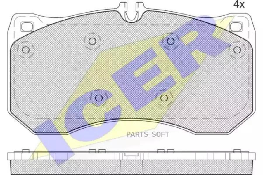 

Колодки Торм.Дисковые Audi A4 Avant 08/15-> / A5 (F53) 06/16-> / A6 (4A2 C8) 02/18-> ICER