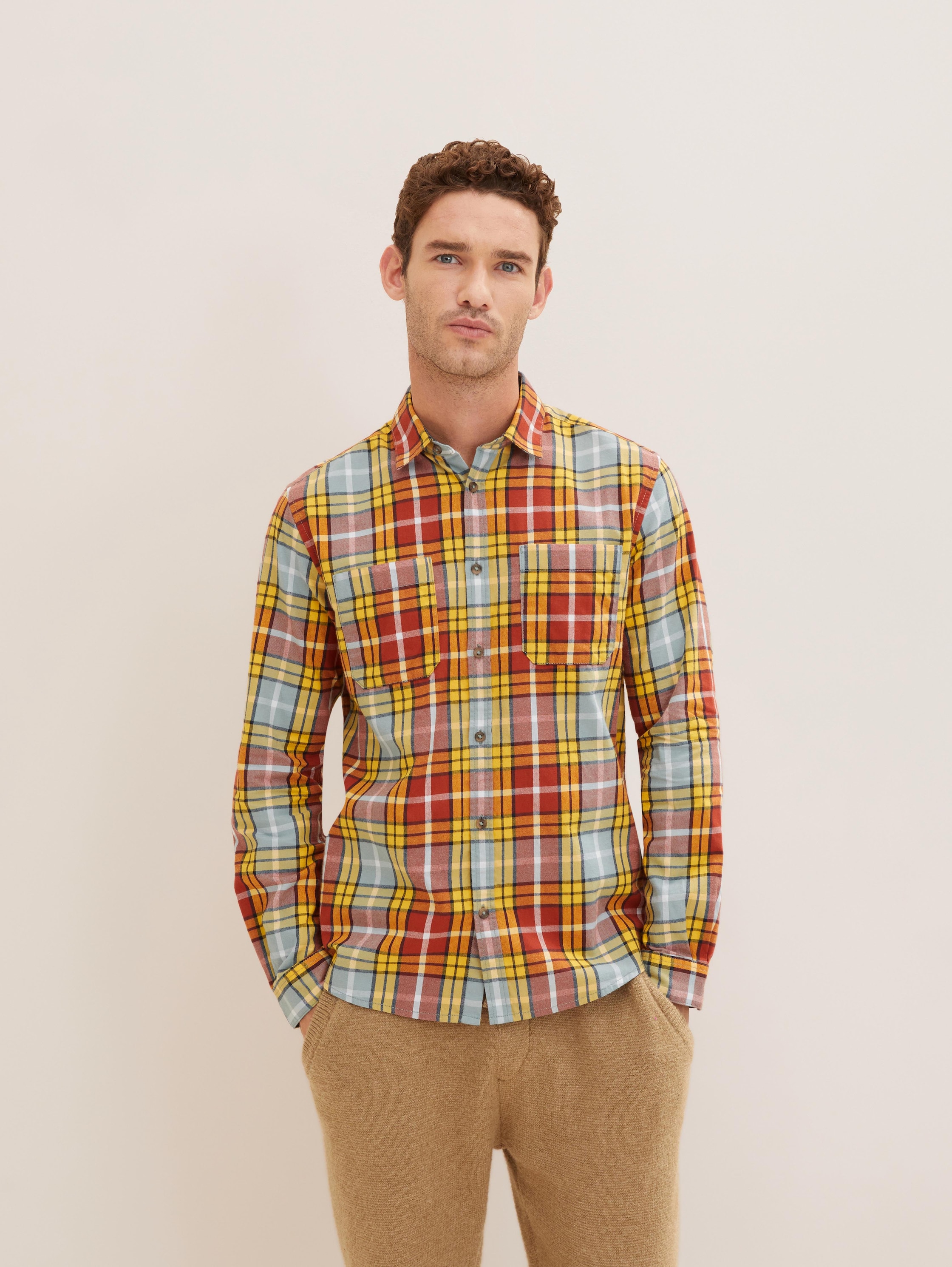 

Рубашка мужская TOM TAILOR 1033725 разноцветная XL, 1033725