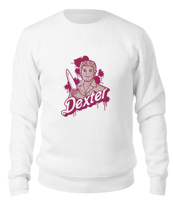 

Свитшот унисекс Printio Dexter белый M, Dexter