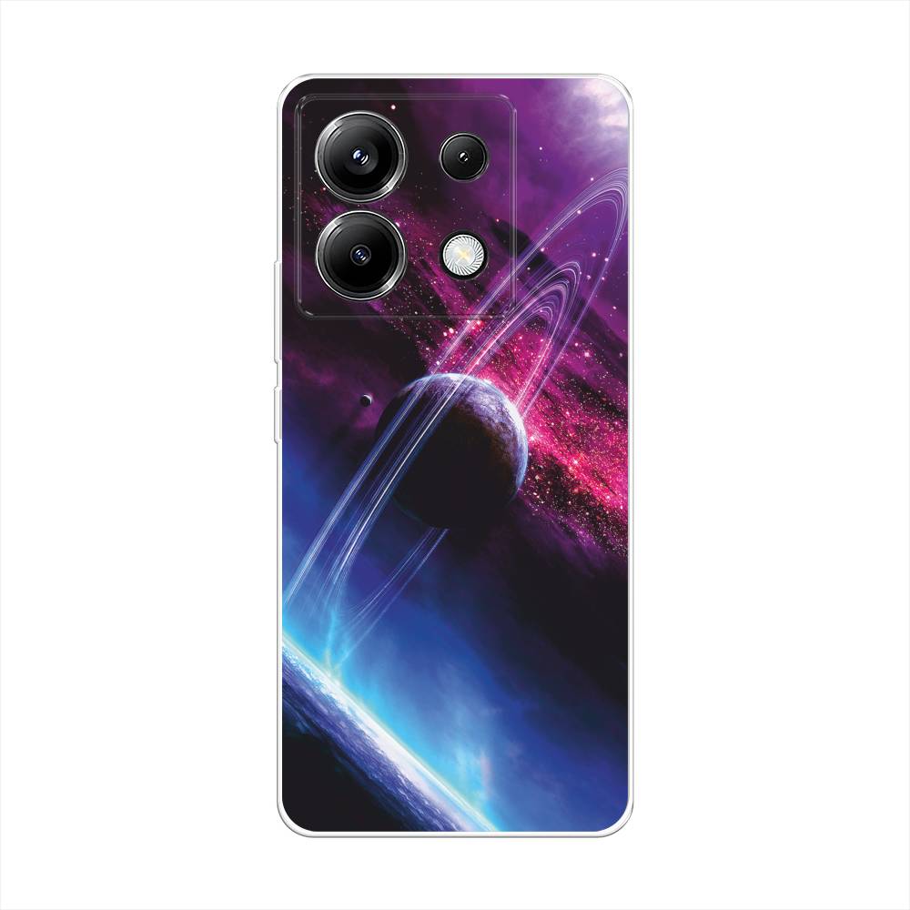 

Силиконовый чехол "Космос 17" на Xiaomi Poco X6, Фиолетовый