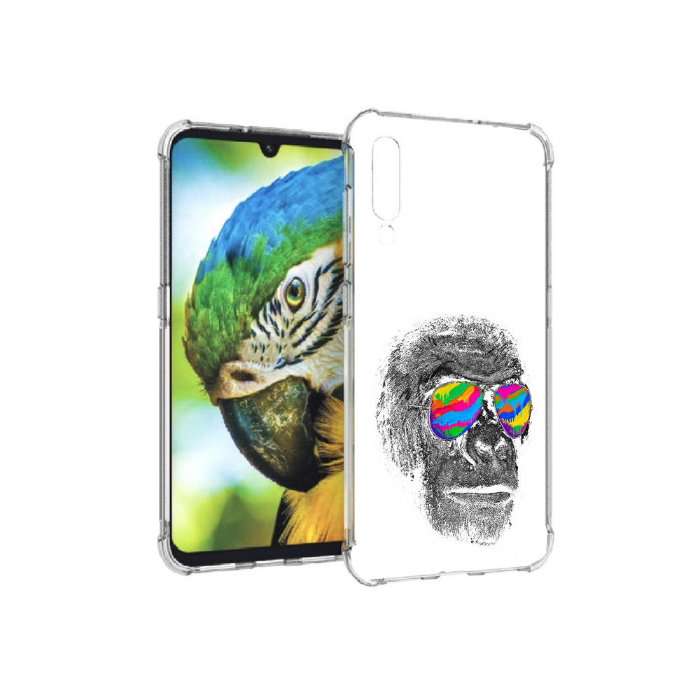 

Чехол MyPads Tocco для Xiaomi Mi 9 крутая обезьяна в очках (PT126035.255.422), Прозрачный, Tocco