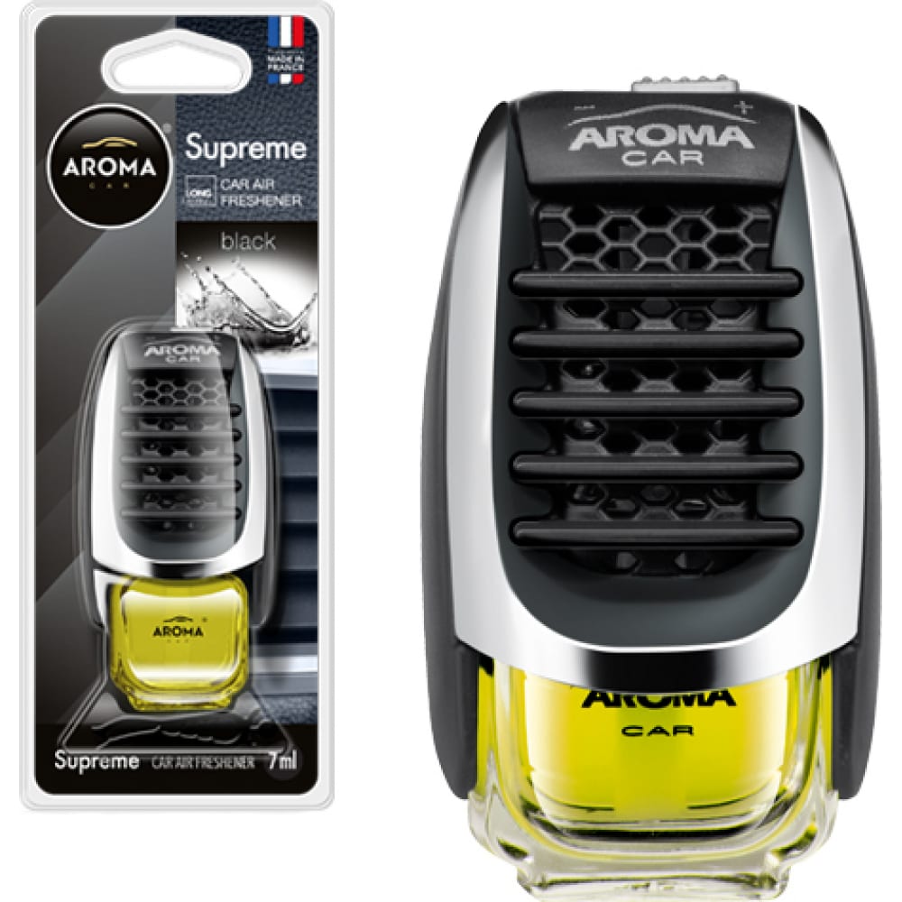 Ароматизатор на дефлектор AROMA CAR SUPREME Black 92050