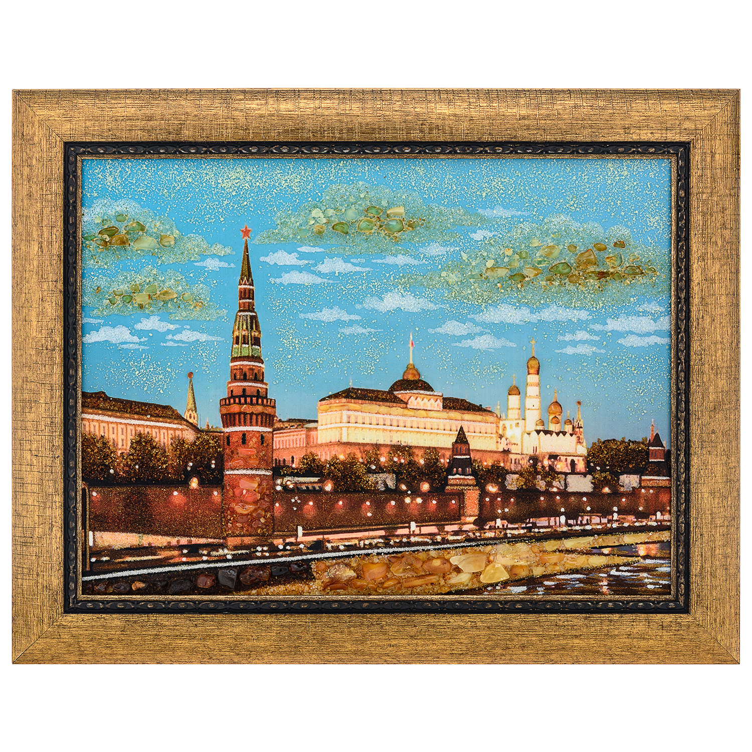 

Картина янтарная "Москва. Вид на Дом Правительства" 30х40 см