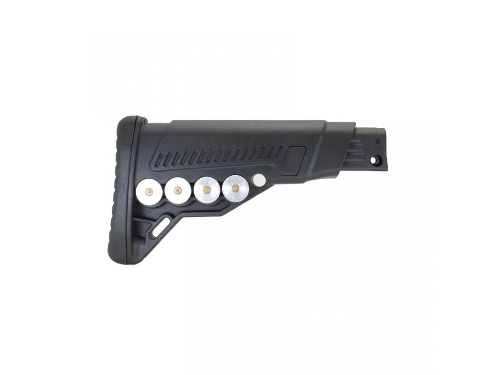 

Приклад с патронташем DLG Tactical TBSU для MP-155 (чёрный)