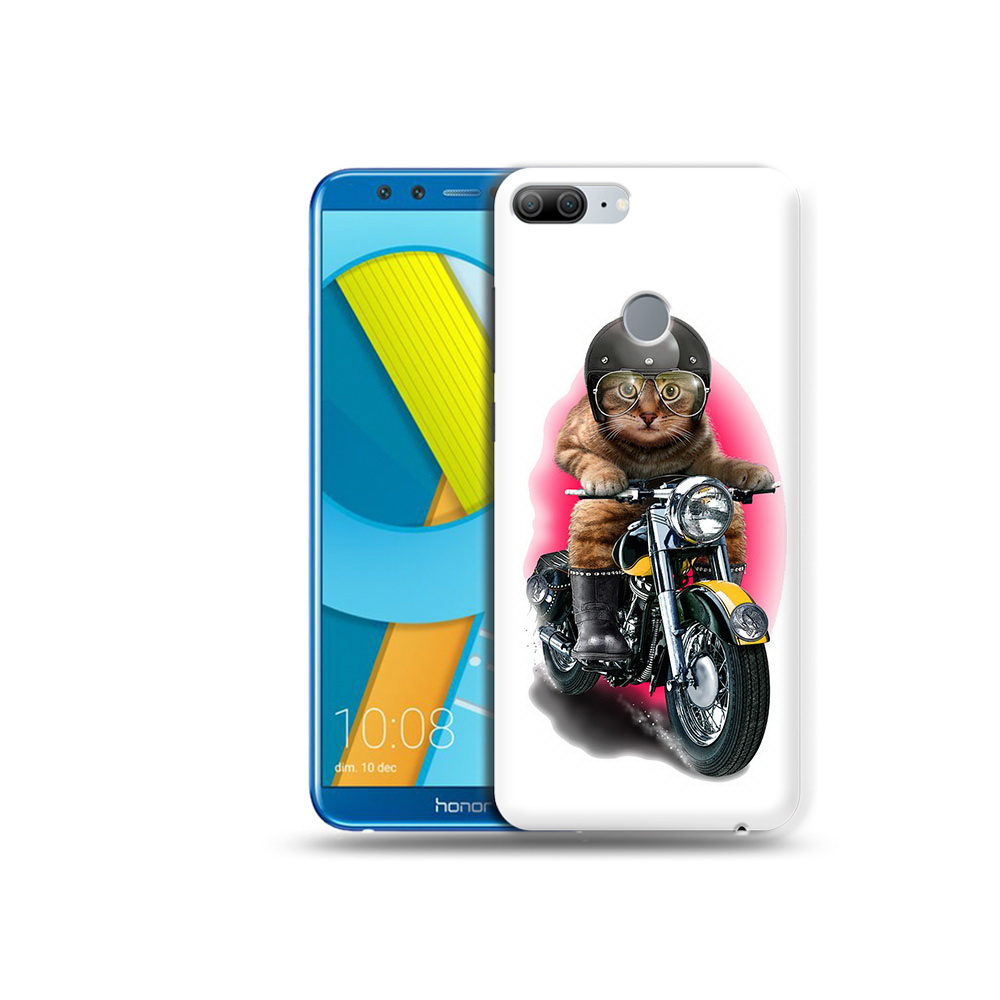 Чехол MyPads Tocco для Huawei Honor 9 Lite мото-кот (PT117118.56.485)