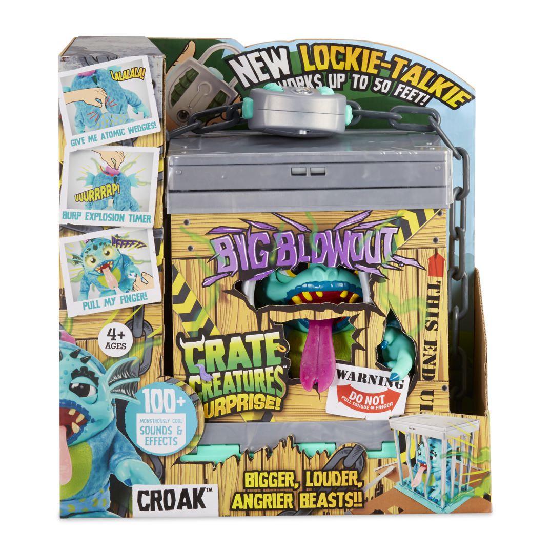 Интерактивная игрушка MGA Entertainment Crate Creatures Surprise Big Blowout - Croak 1499₽