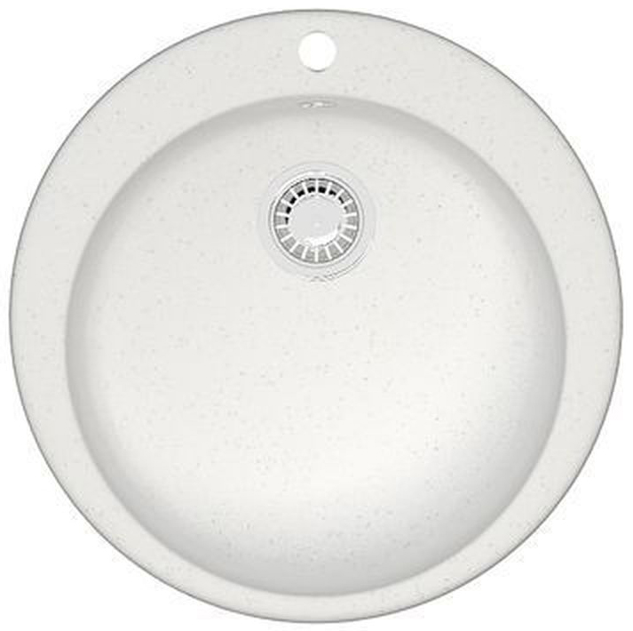 

Кухонная мойка AZARIO Vital CS00078343 искусственный мрамор, Белый лед (507x507x200 мм), Vital