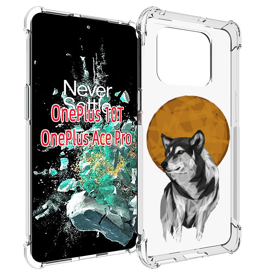

Чехол MyPads Лунный волк для OnePlus 10T, Прозрачный, Tocco