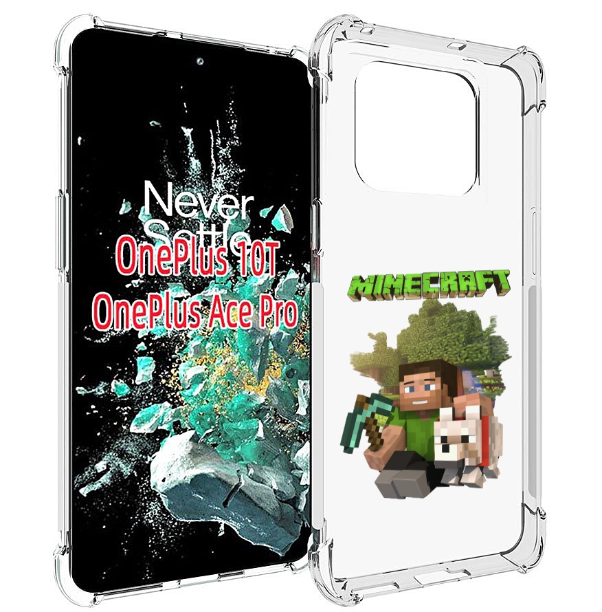 

Чехол MyPads Майнкрафт детский для OnePlus 10T, Прозрачный, Tocco