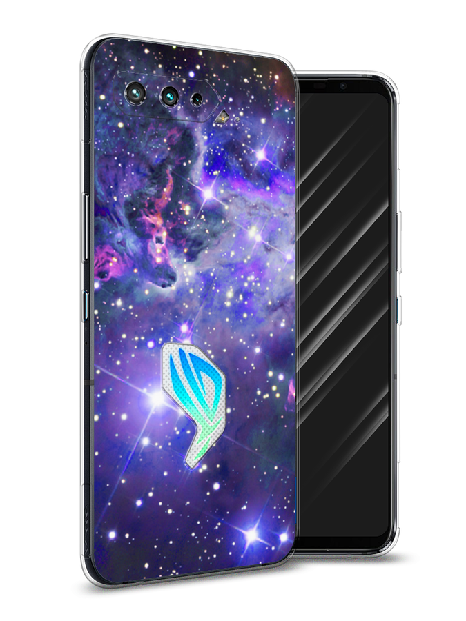 

Чехол Awog на Asus ROG Phone 5S "Яркая галактика", Фиолетовый, 44550-4