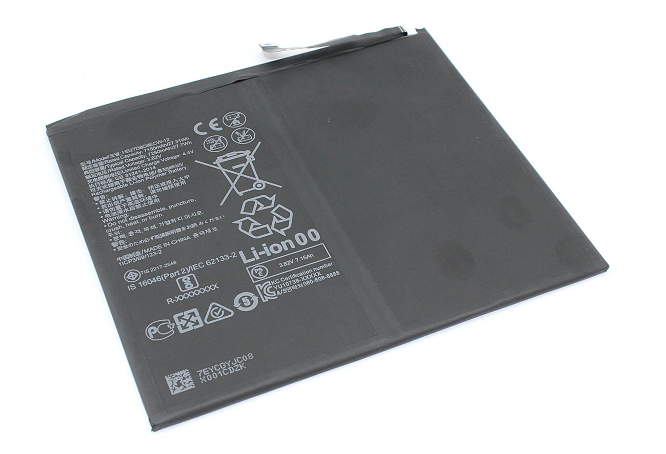 

Аккумуляторная батарея HB27D8C8ECW-12 для Huawei MatePad Pro MRX-AL09/MRX-AL19/MRX-W09, Черный, HB27D8C8ECW-12