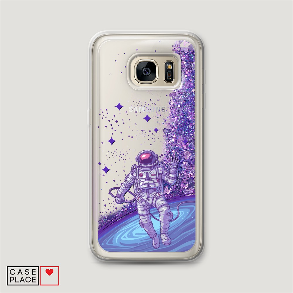 

Чехол Awog на Samsung Galaxy S7 "Космонавт в открытом космосе", Разноцветный, 24592-1
