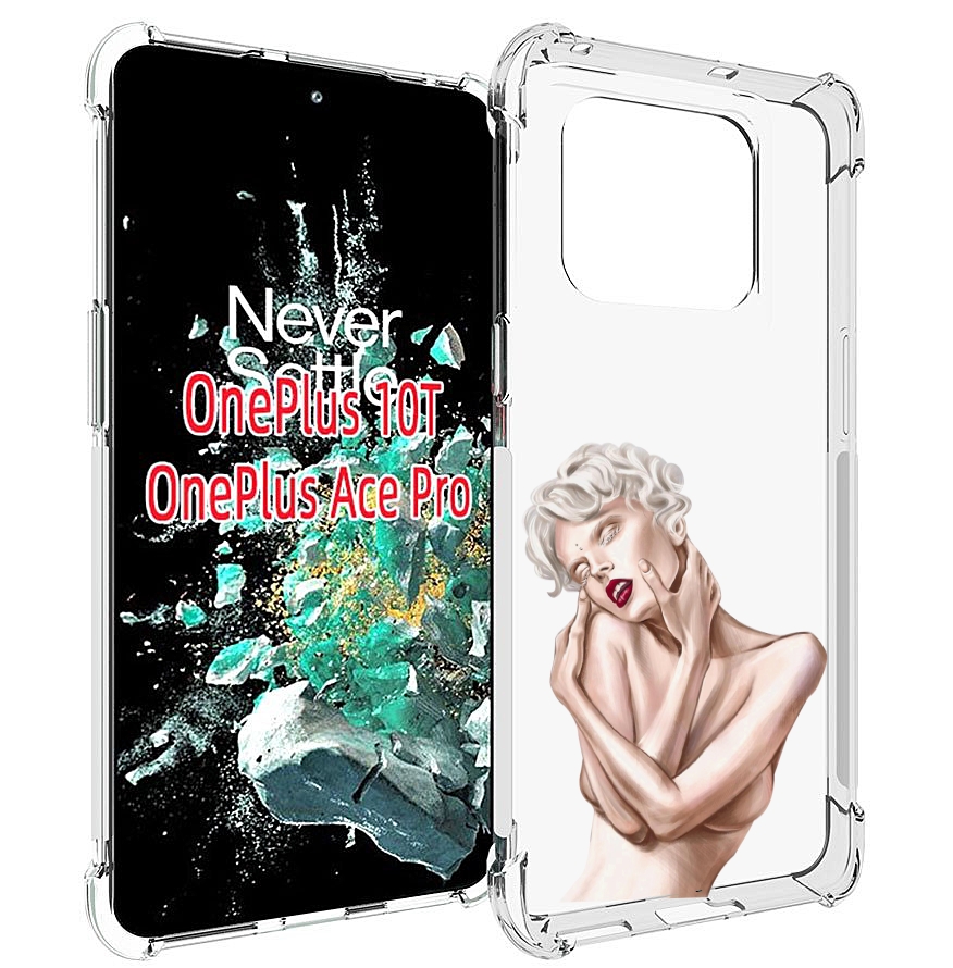 

Чехол MyPads Мигера женский для OnePlus 10T, Прозрачный, Tocco