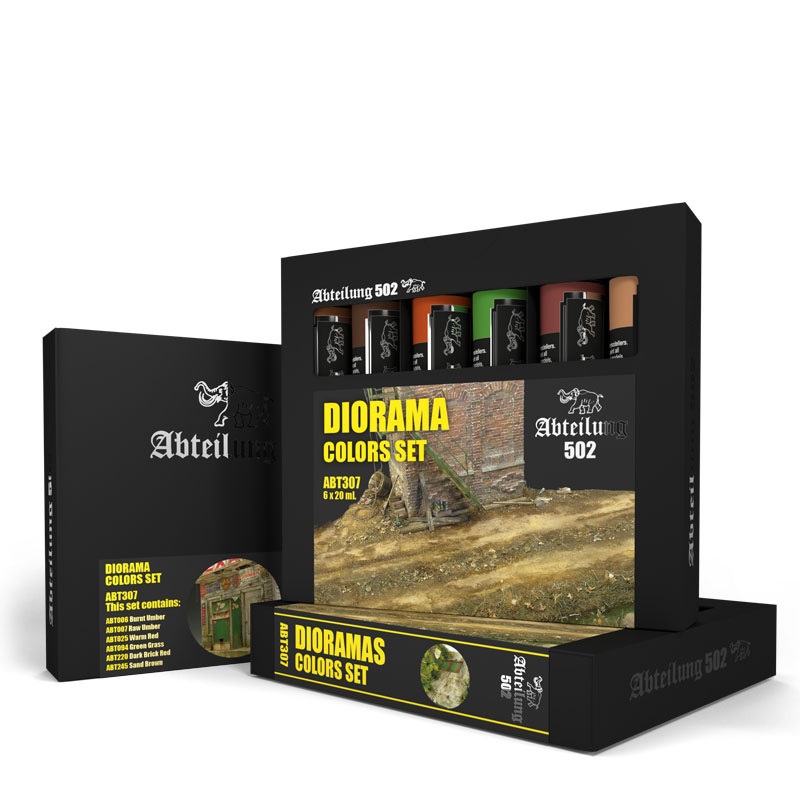 

ABT307 Набор масляных красок Dioramas Colors Set, 8436535579858