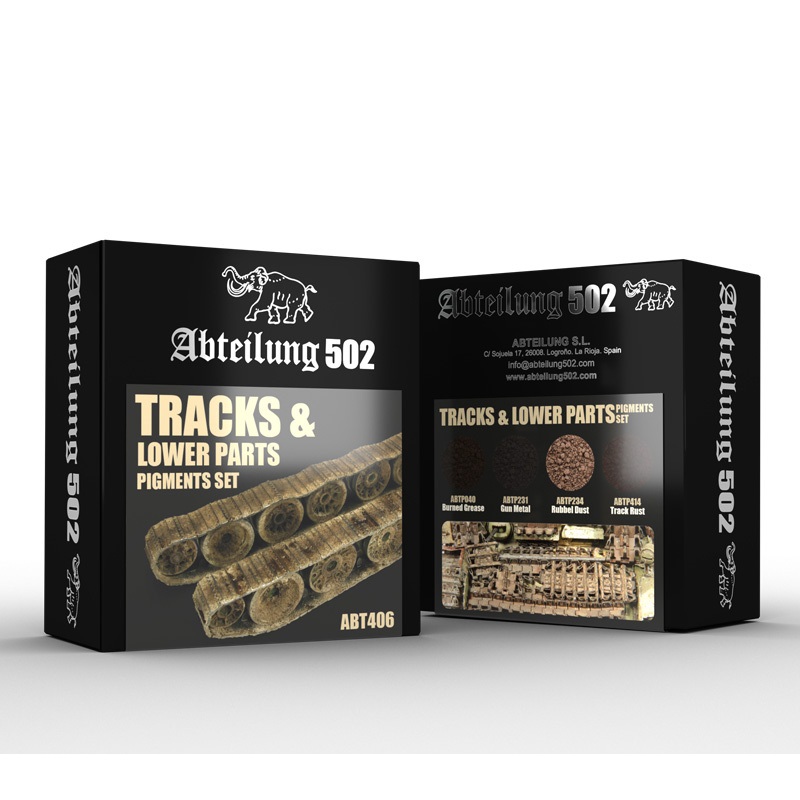 

ABT406 Набор пигментов TRACKS LOWER PARTS - PIGMENT SET, 8436564923448