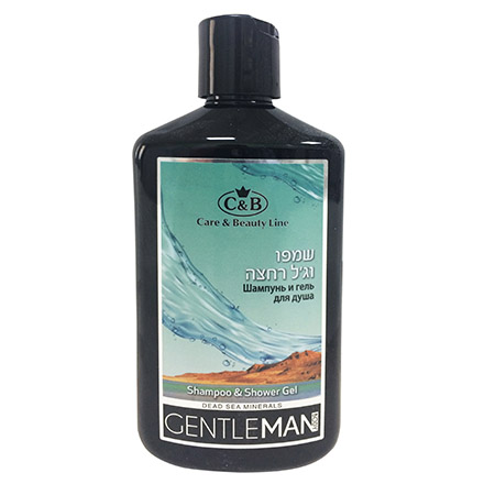 фото Шампунь для волос и гель для душа care & beauty line мужской gentleman, 400 мл