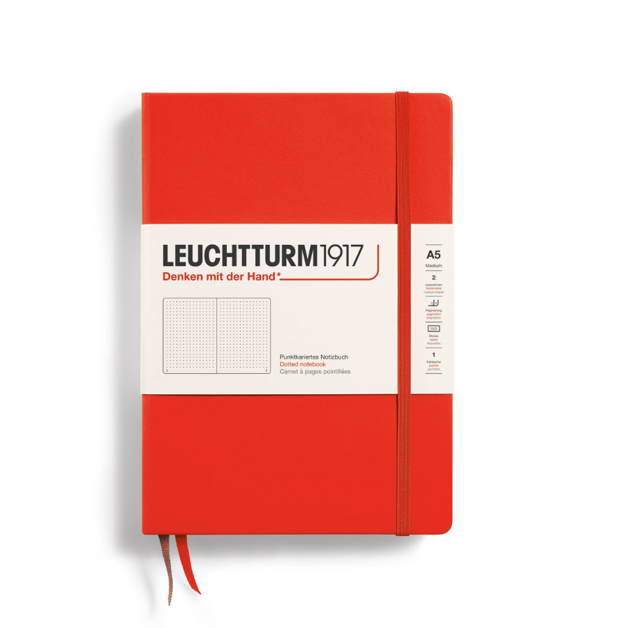 

Блокнот Leuchtturm1917 Classic 369784 A5 14,5x21см 80г 251 страница в точку