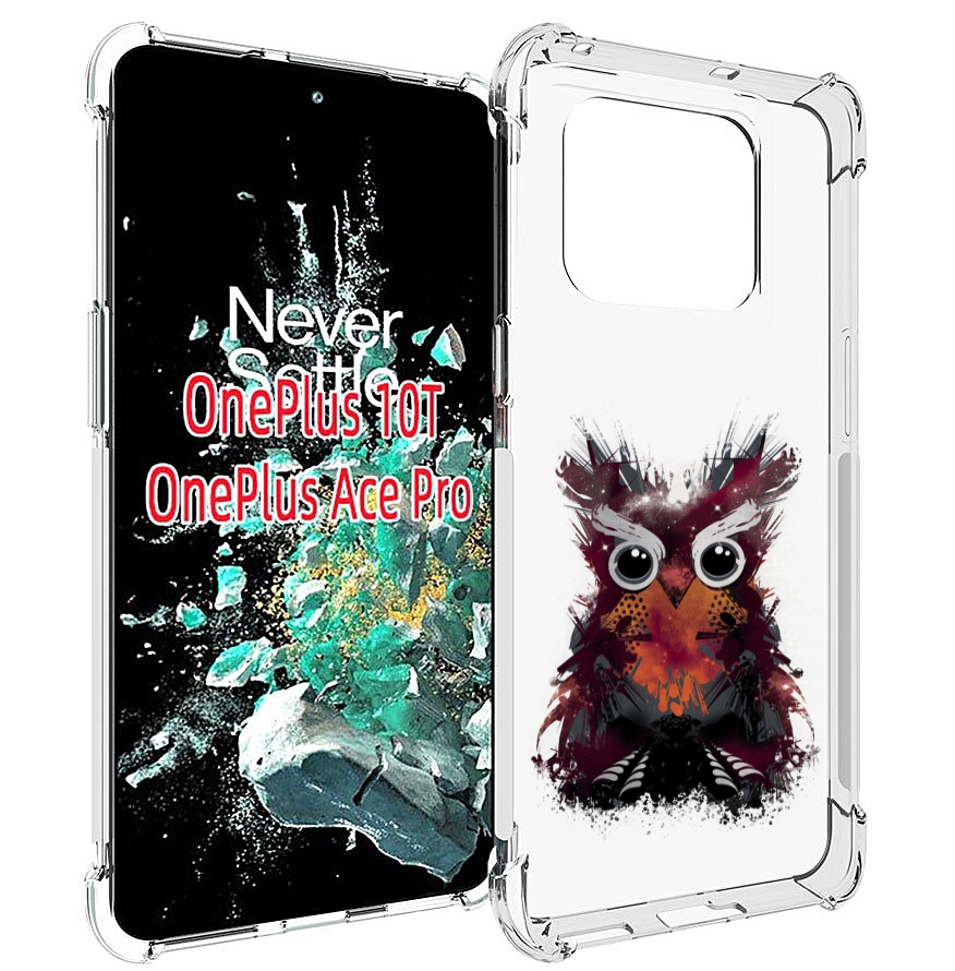 

Чехол MyPads Необычная сова для OnePlus 10T, Прозрачный, Tocco