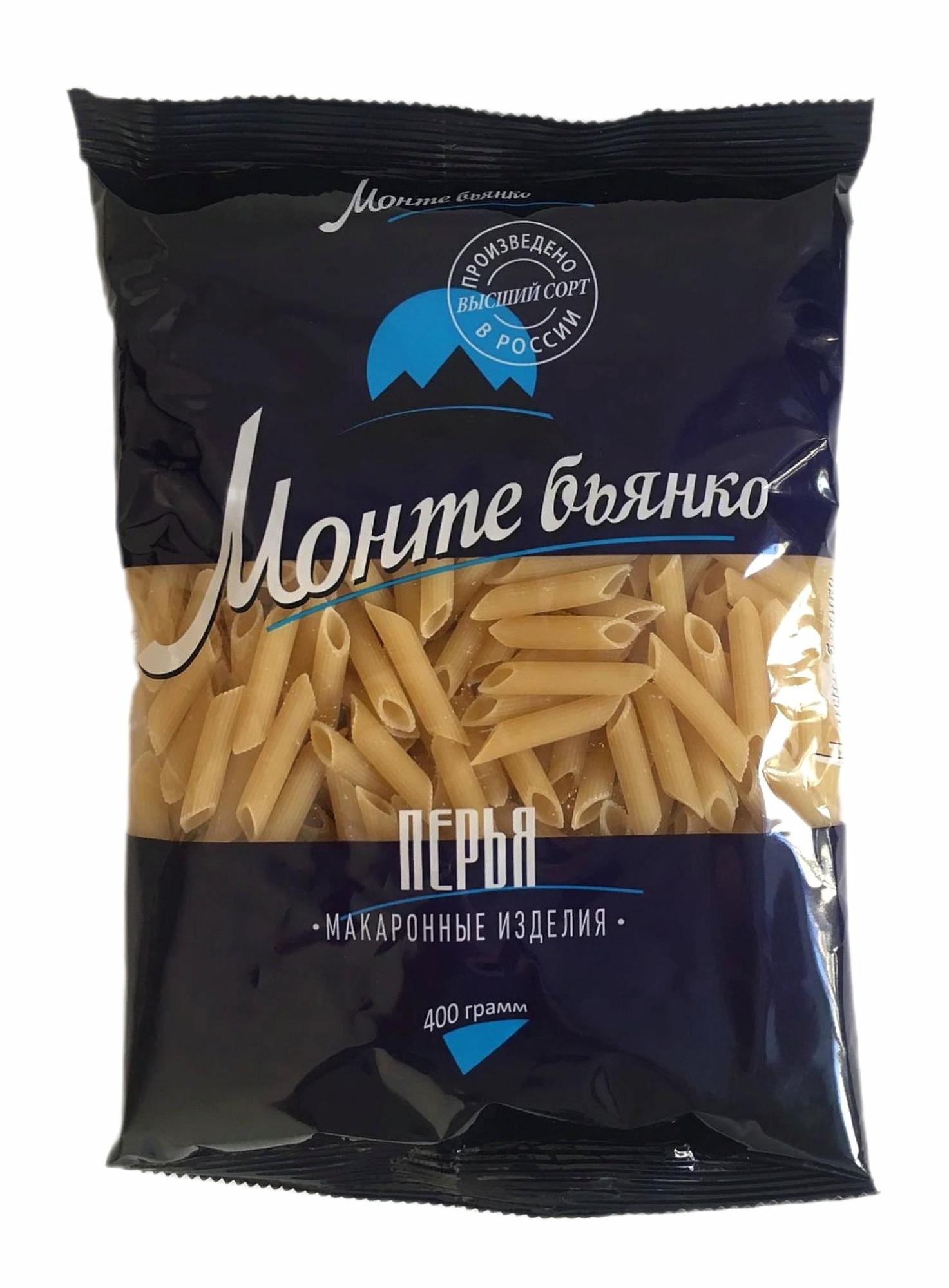 

Макаронные изделия Монте Бьянко Перья 400 г