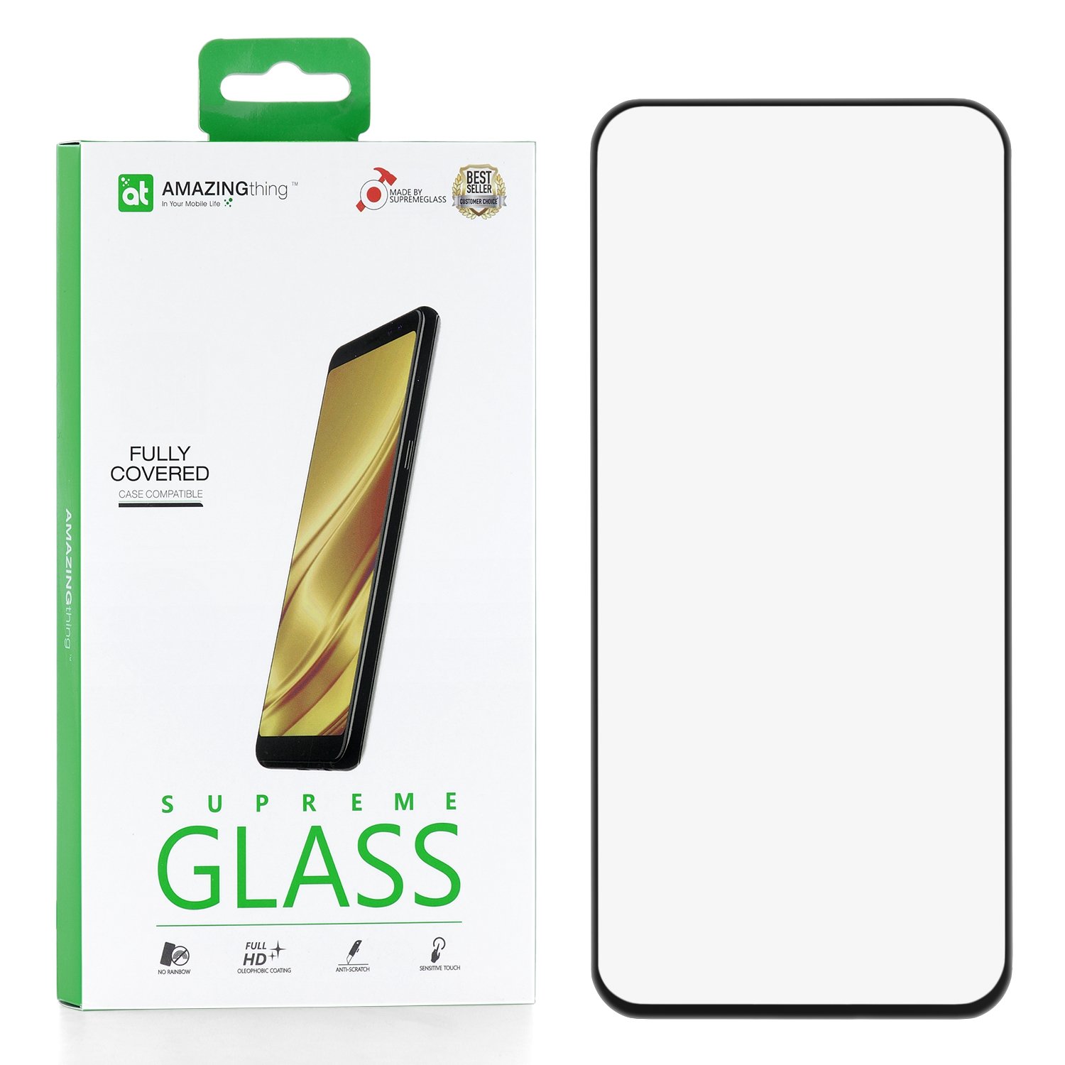 

Защитное стекло для Xiaomi Redmi Note 9 Pro Amazingthing Silk Full Glue Black 0.33mm