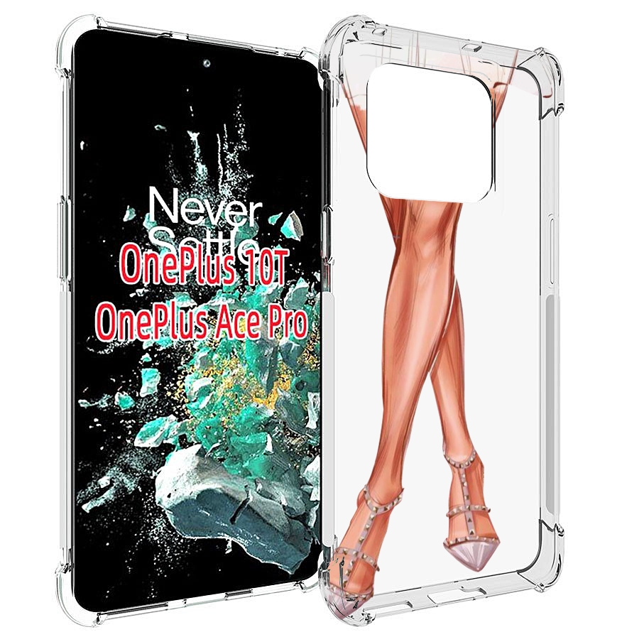 

Чехол MyPads Ножки для OnePlus 10T, Прозрачный, Tocco
