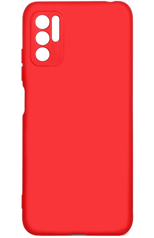 

Чехол-накладка DF с микрофиброй для Xiaomi Redmi Note 10T/ Poco M3 Pro красный