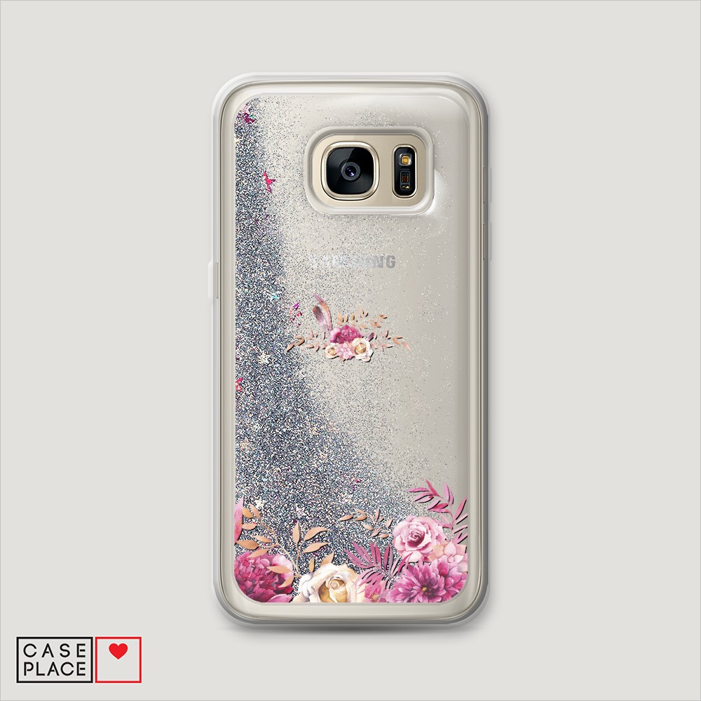 

Чехол Awog на Samsung Galaxy S7 "Нежные розовые цветы", Разноцветный, 24591-1