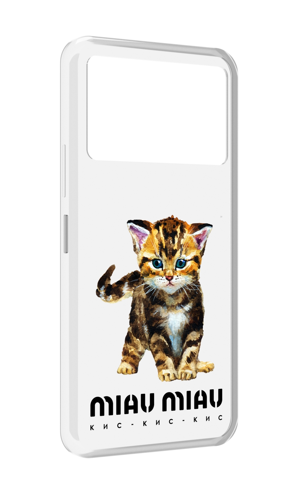 

Чехол MyPads Бренд miau miau для Infinix NOTE 12 VIP (X672), Прозрачный, Tocco