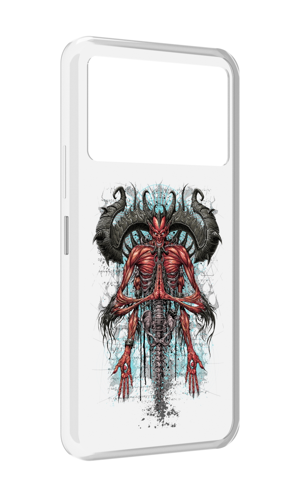 

Чехол MyPads дьявол для Infinix NOTE 12 VIP (X672), Прозрачный, Tocco