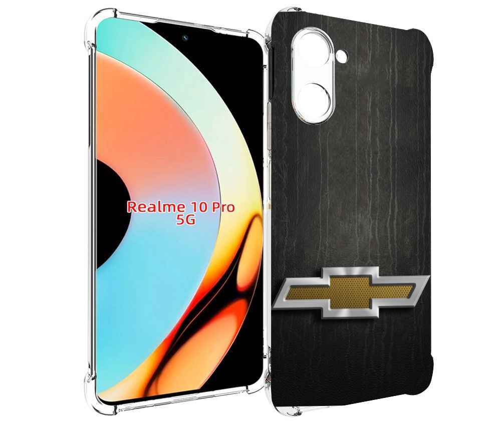 

Чехол бампер MyPads шевроле chevrolet 2 для Realme 10 Pro против..., Прозрачный, Tocco