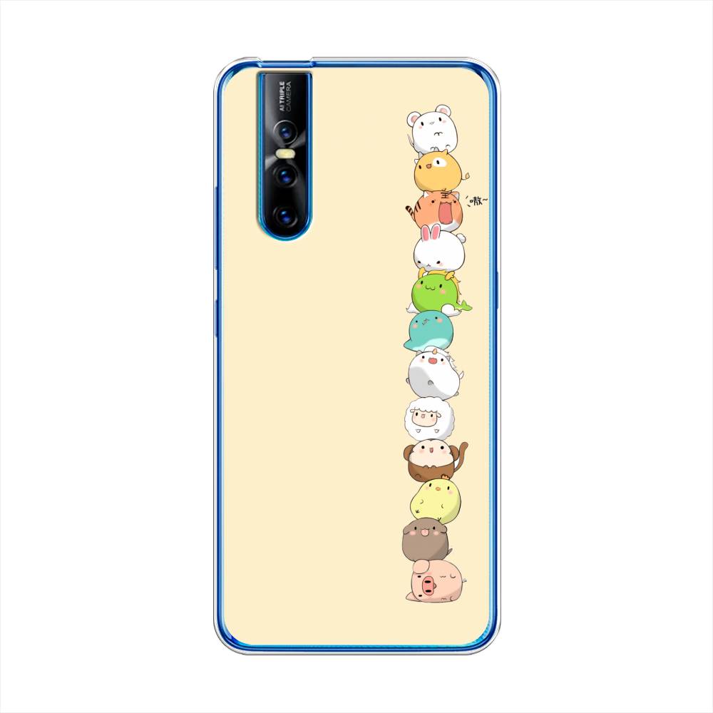 

Чехол Awog на Vivo V15 Pro "Питомцы Чиби", Разноцветный, 261150-2