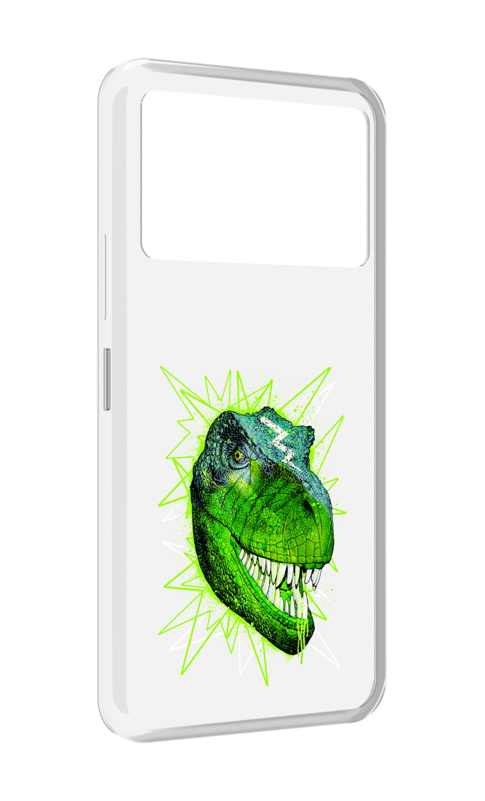 

Чехол MyPads зеленый динозавр для Infinix NOTE 12 VIP (X672), Прозрачный, Tocco