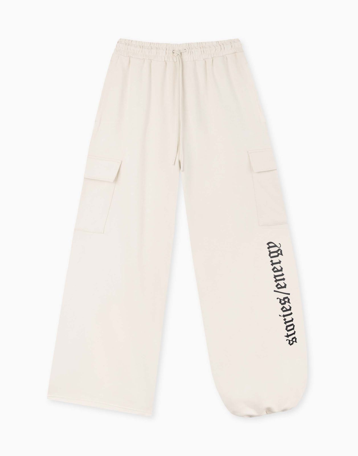 Спортивные брюки для девочки Gloria Jeans GAC022856 молочный 14-16л/170 джоггеры с сеткой для девочки