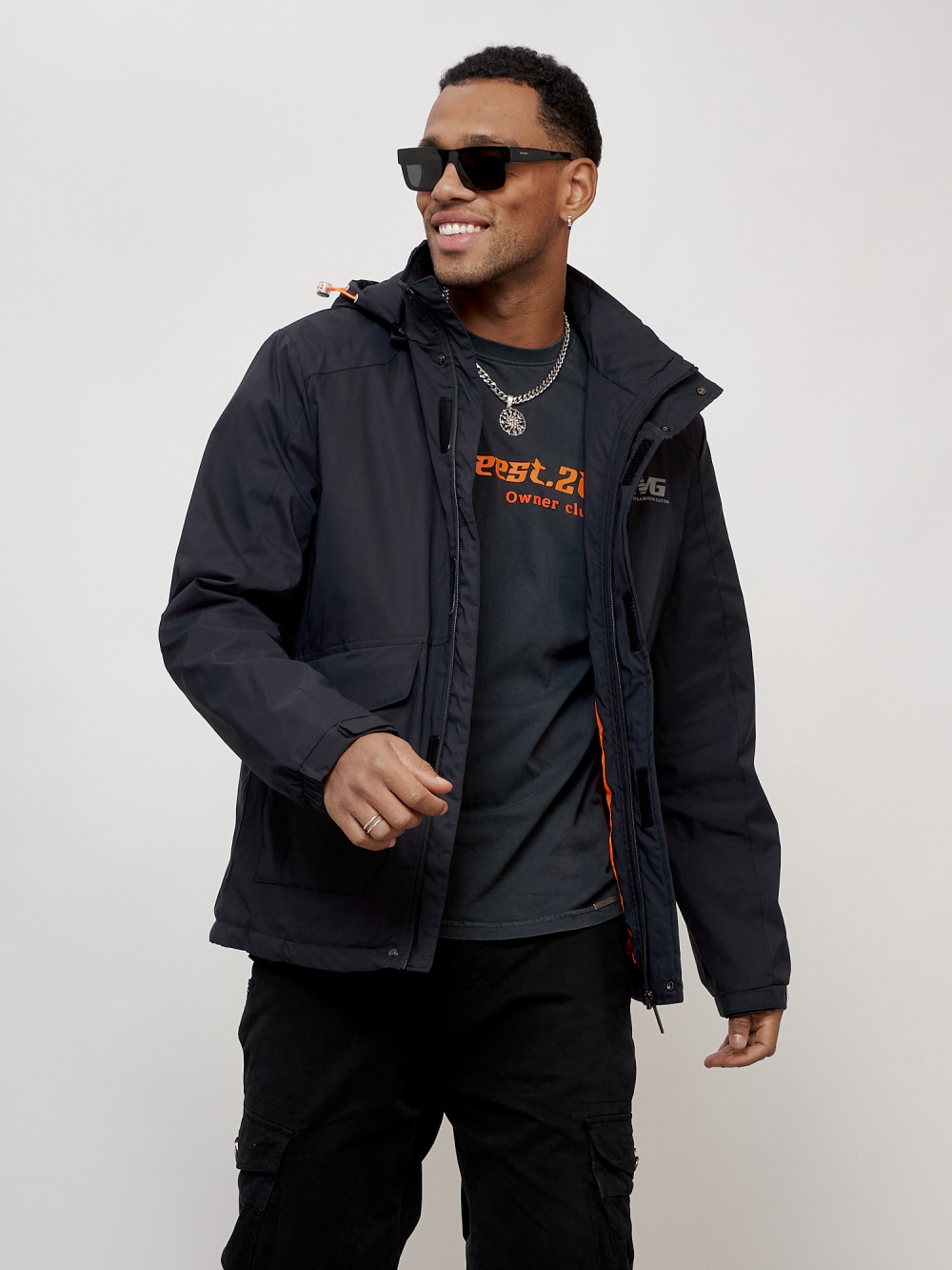 

Куртка мужская MTFORCE 88025 синяя 3XL, Синий, 88025